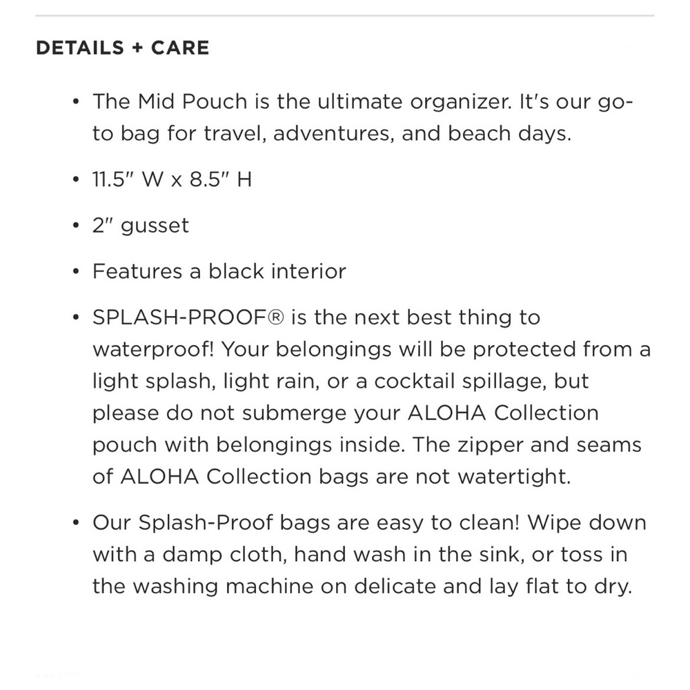 ALOHA Collection Mid Pouch - Picture 5 of 7